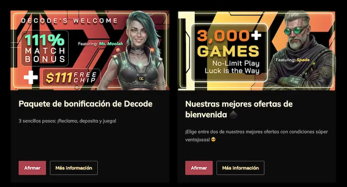 Decode Casino prom